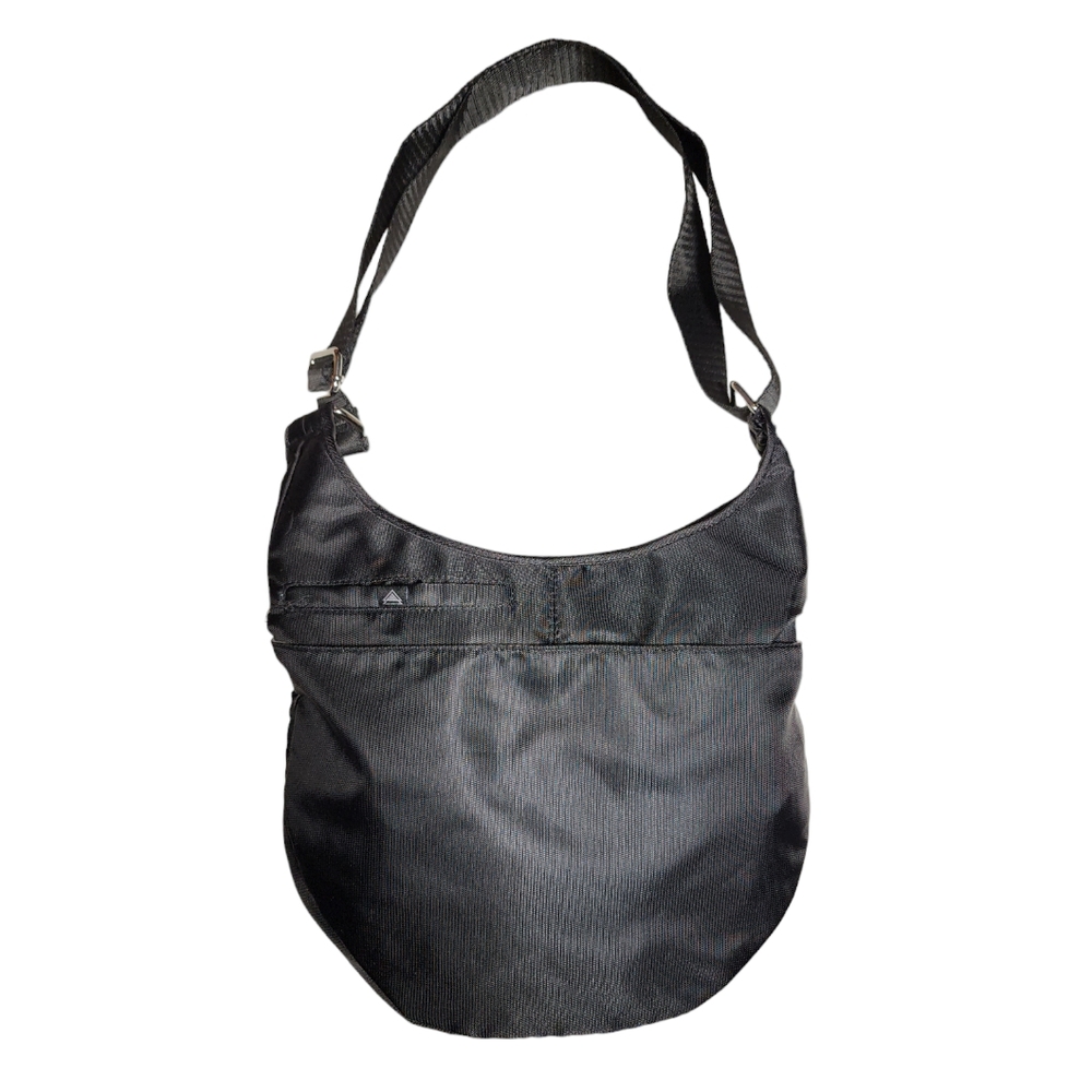 E.T.A. By‎ Rosetti Black & Gray Multi-Pocket Crossbody / Shoulder Bag 14"X12"X3"